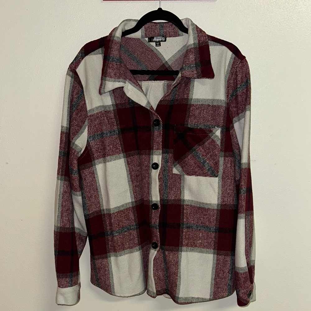 Flannel button down